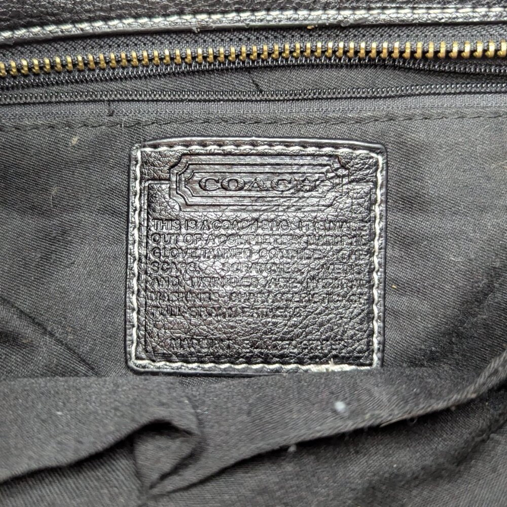 "Coach" Cloth Logo Shoulder Bag - Picture 12 of 15